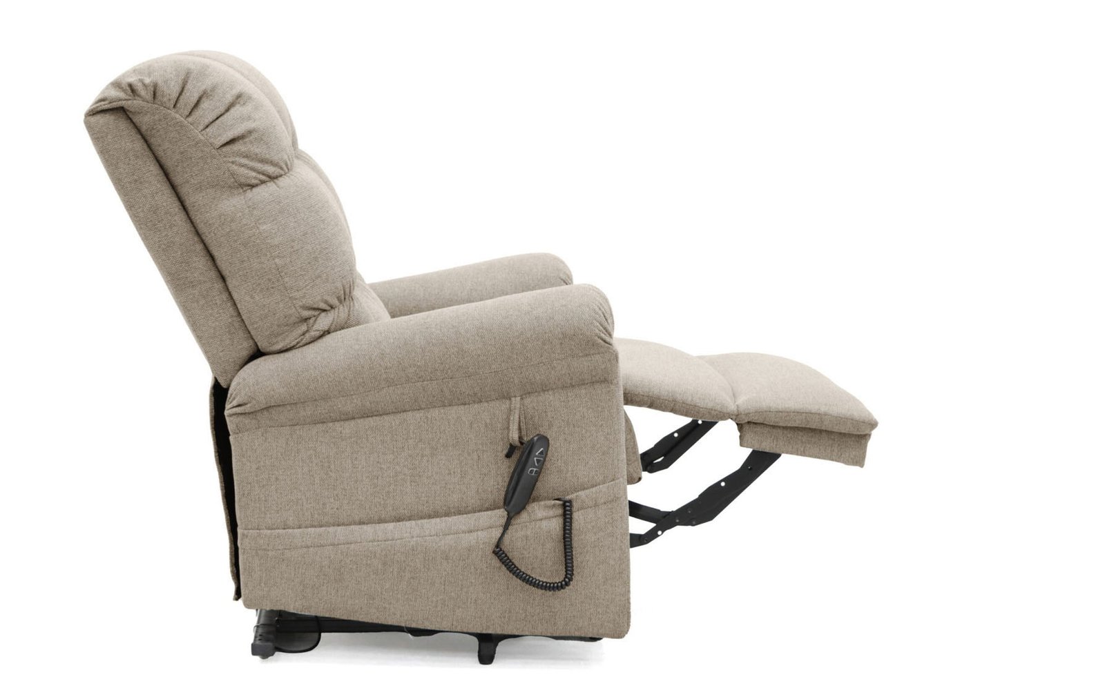 Comfort Care Cloud Recliner – Fabric Brown – Image 4