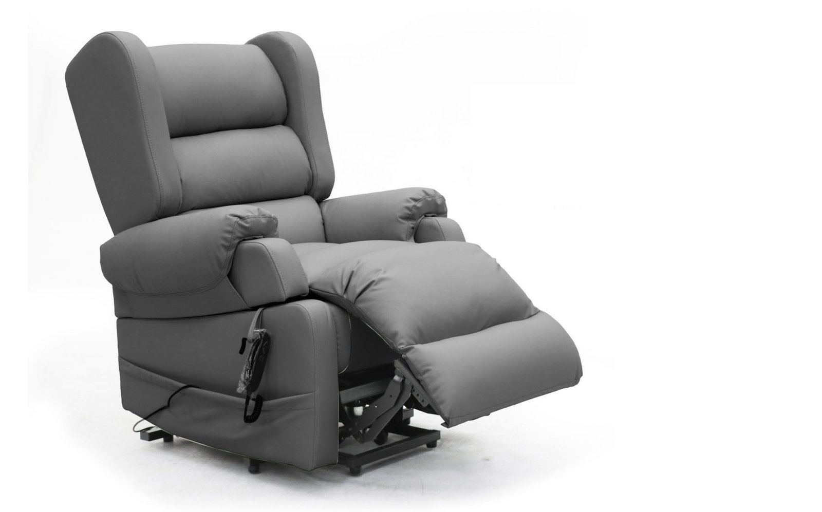 Comfort Care Viva Recliner – High-Tech Leather Dark Grey – Image 2