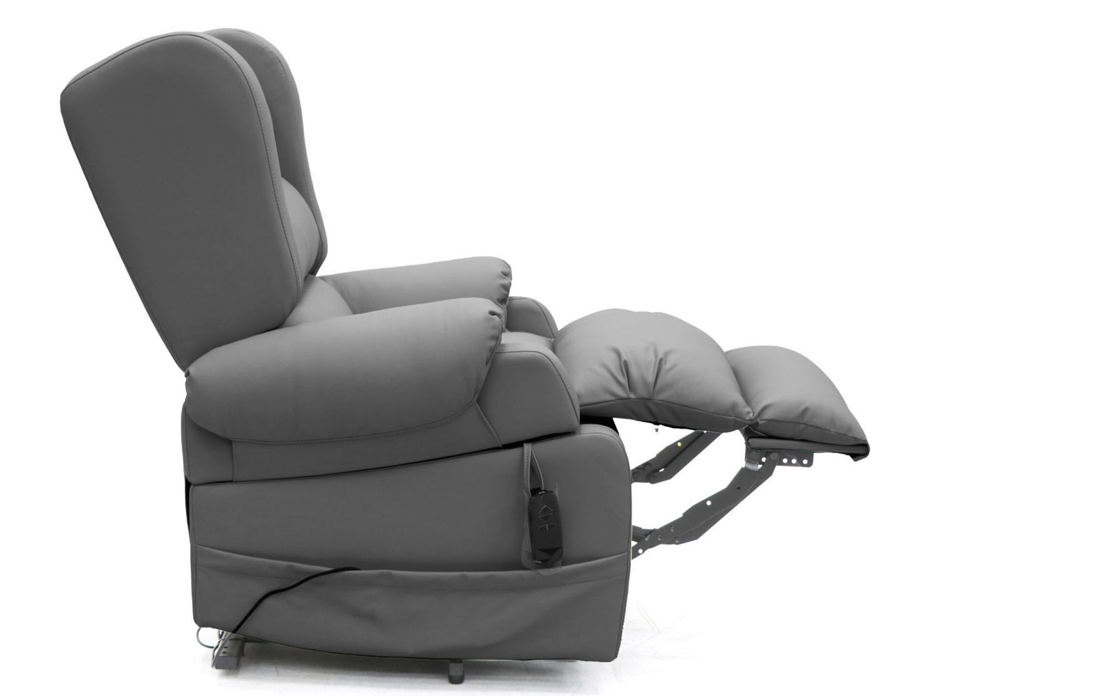 Comfort Care Viva Recliner – High-Tech Leather Dark Grey – Image 4